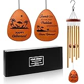 Wazzio Retirement Gifts for Women Men 2026, Retirement Wind Chimes Gift for Christmas Thanksgiving, Farewell Gifts for Coworkers, Going Away Gift for Coworkers Boss Colleague Teacher, 25"