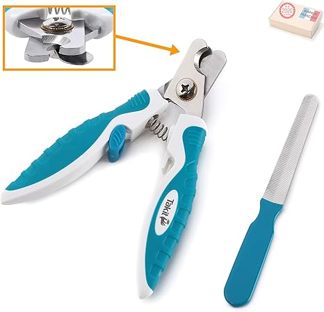 Takit Coupe Ongles Chiens Et Chats Garantie A Vie Coupe Griffe Avec Limite De Securite Lime A Griffes Incluse Amazon Fr Animalerie