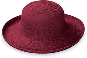 Wallaroo Hat Company Women’s Victoria Sun Hat – Wide Brim, Packable, Adjustable, Breathable, Lightweight Summer Beach Hat