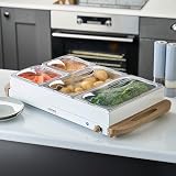 Cooks Professional 4-Section Buffet Warmer 7.2 Litre Capacity Nordic White view 6