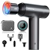 arboleaf Thermacool Massage Gun with Heat and Cold, 6 Speeds Muscle Massage Gun Deep Tissue with Case, Powerful Percussion Massager for Home Gym Office Muscle Back Pain Relief, Gift