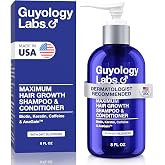 Hair Growth Shampoo &amp; Conditioner for Men &amp; Women | DHT Blocker for Hair Loss &amp; Regrowth | Thickening Thinning Hair | 2% AnaGain&trade;, Biotin &amp; Caffeine | Minoxidil Compatible | by Guyology Labs