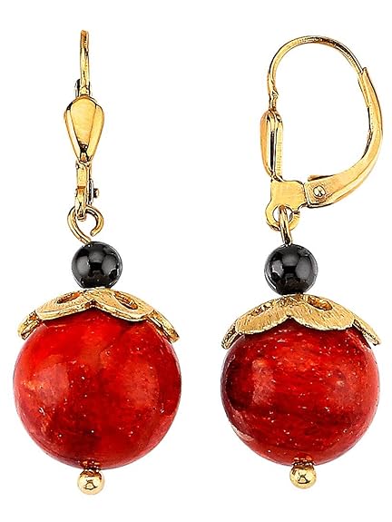 KLiNGEL Ohrringe mit Koralle