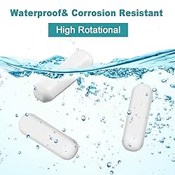 Weewooday 24 Pieces PTFE Magnetic Mixer Stirrer