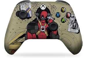 DreamController Deaddpool Headshot Custom X-box Controller Wireless compatible with X-box One/X-box Series X/S Proudly Customized in USA with Permanent HYDRO-DIP Printing (NOT JUST A SKIN)