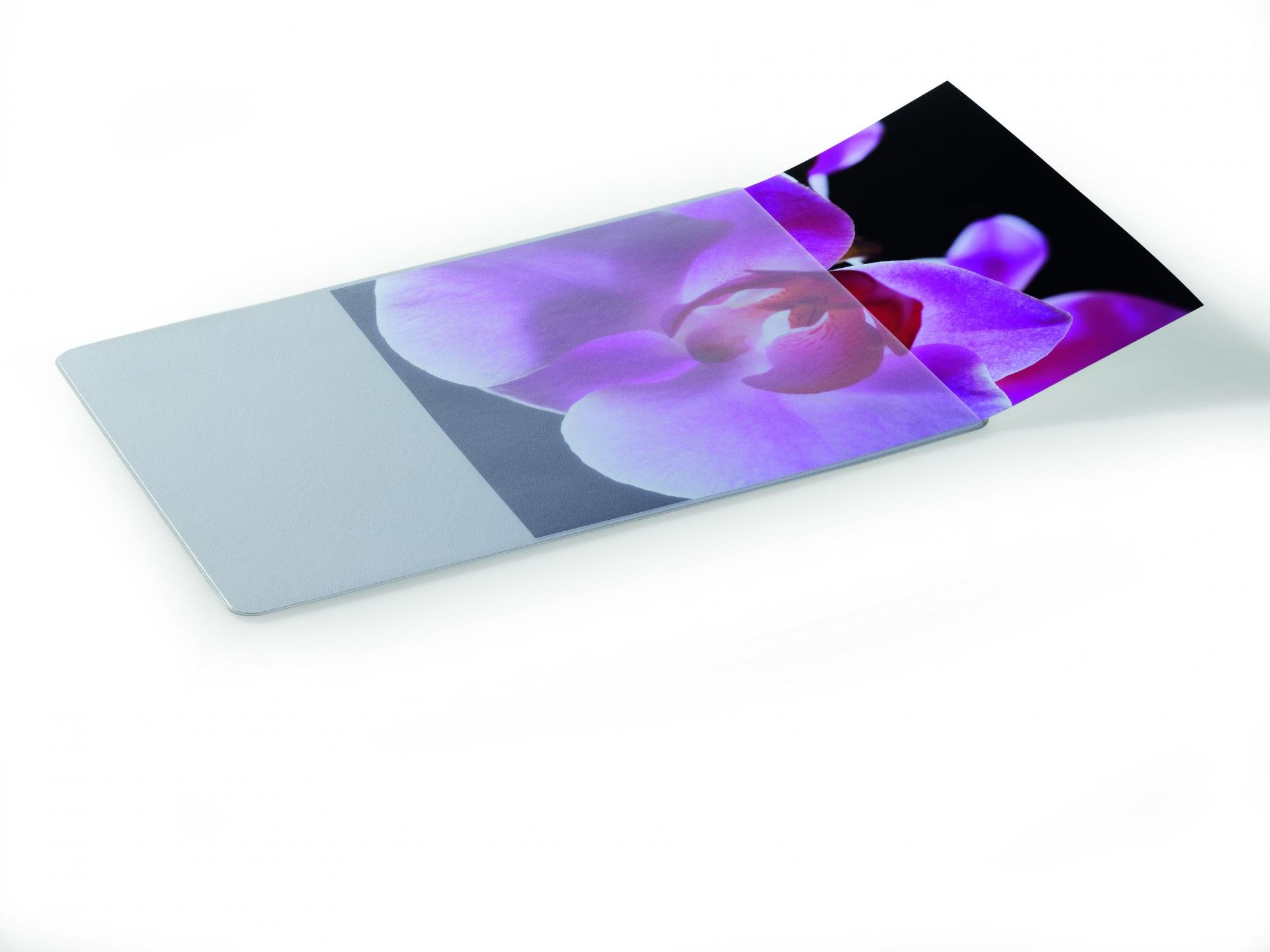 Durable 574719 Mouse Pad Plus with photo insert, 1 Piece, Grey/Transparent,300 x 200 x 2.5 mm