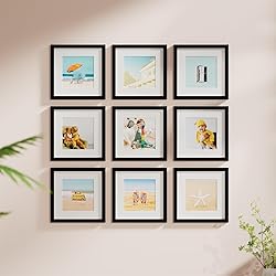 Vittanly 12x12 Picture Frame, Engineered Wood with