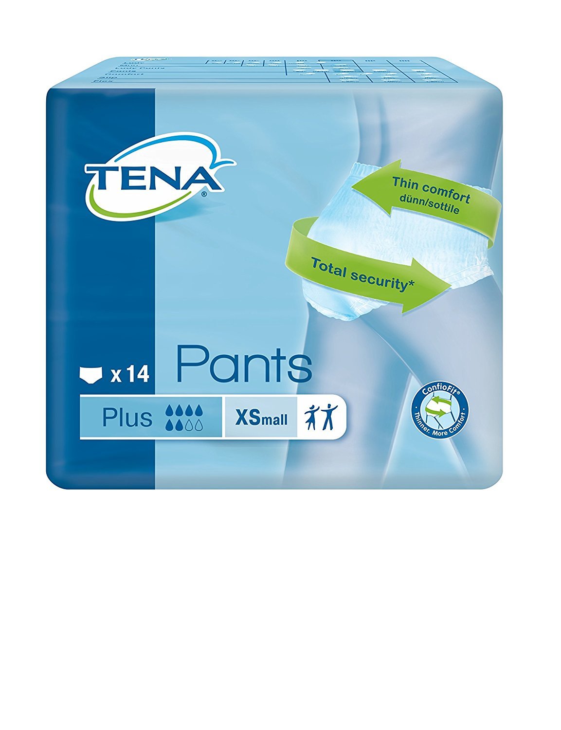 TENA Pants Plus XS 14 Pack