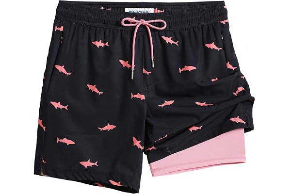 maamgic men's swim trunks with pockets