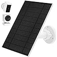 Wyze Camera Solar Panel Compatible with Wyze Cam Outdoor v1/v2 and Battery Cam Pro, 6W 5v, IP65 Waterproof