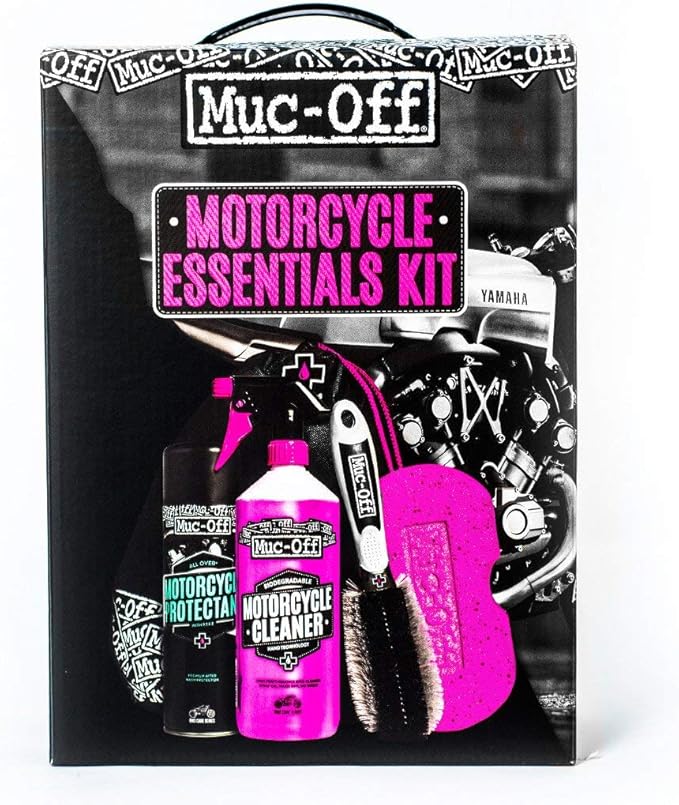 MucOff Motorcycle Care Essentials Kit including Nano Tech Motorcycle