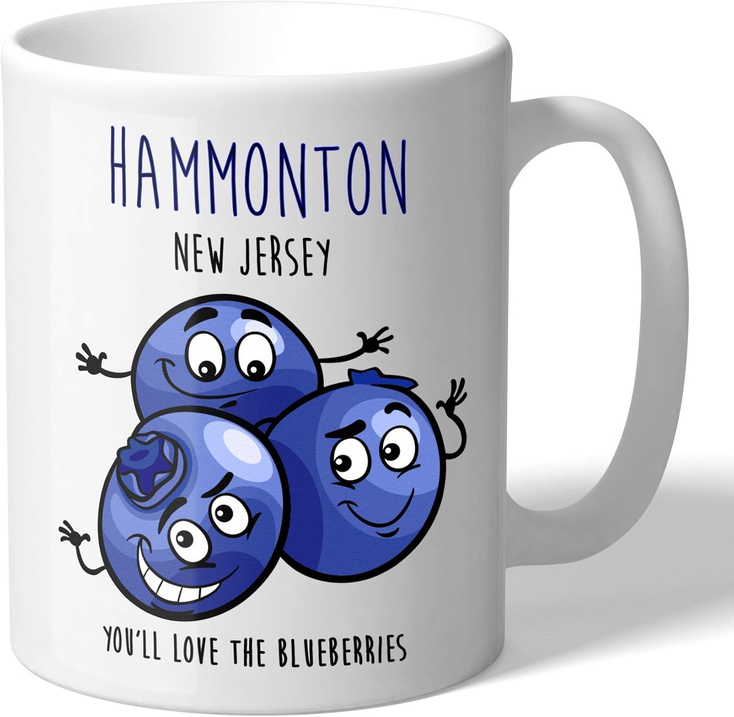 MugBros Hammonton New Jersey Blueberries Coffee Mug