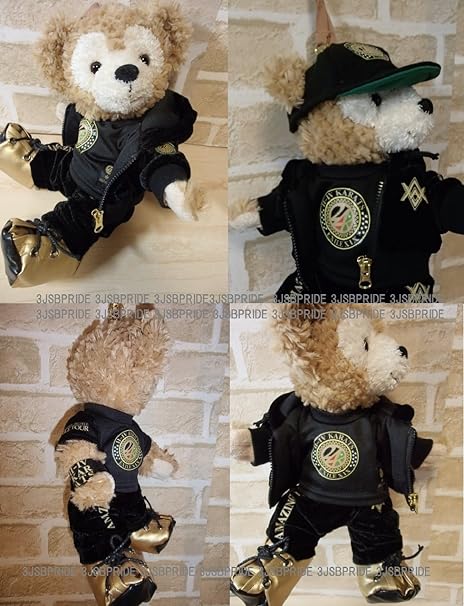 Amazon ダッフィー28センチ衣装 Exile Amazing World 24karats Jersey風 Naoto ドレス アクセサリー おもちゃ