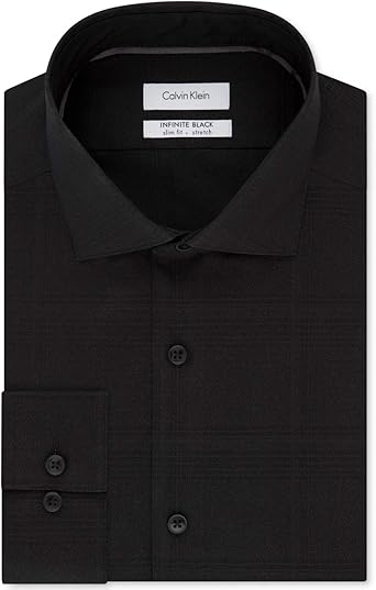 calvin klein men's white dress shirt