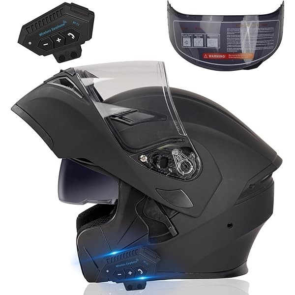 Casco Moto Modular Hombre HALYING Casco Modular Moto Bluetooth