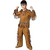 Fun World Native American Boy Costume, Small 4-6, Multicolor