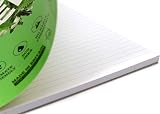Silvine Premium A4 Recycled Refill Pad 120 Pages Ruled 8mm Feint Margin R101 view 3