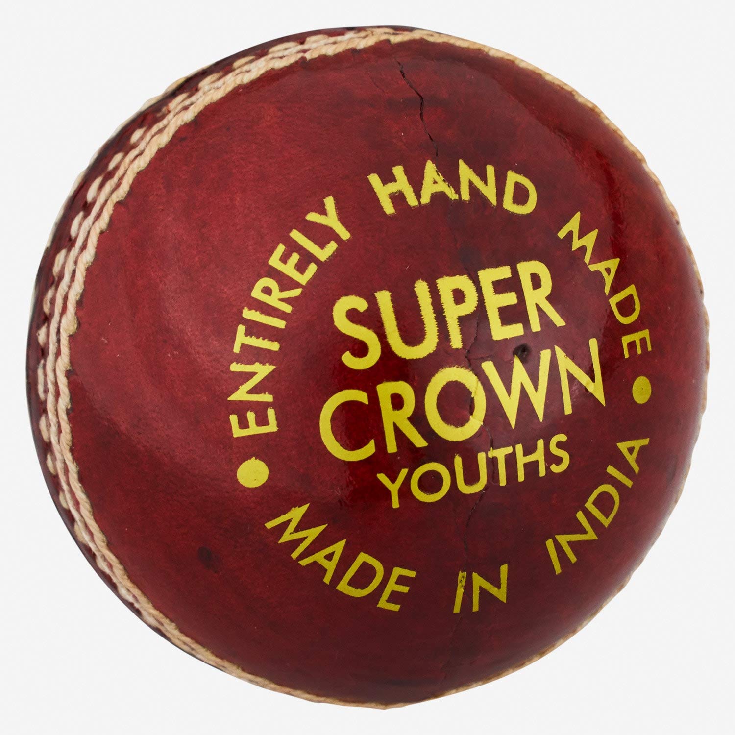 Readers Super Crown Cricket Ball 4.75oz, Red, Youths