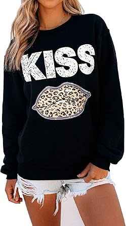 Oversized leopard sweatshirt Clearance
