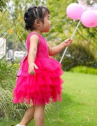 Cilucu Baby Girls Dress Toddler Kids Party Dress