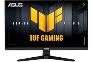 ASUS TUF Gaming Series 5 24” 1080P Gaming Monitor (VG249QM5A) - Full HD, Fast-IPS, 240Hz, 0.3ms, G-SYNC Compatible, FreeSync 
