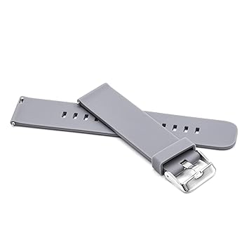 vhbw Correa Gris Silicona 22mm para smartwatch, seguidor de ...