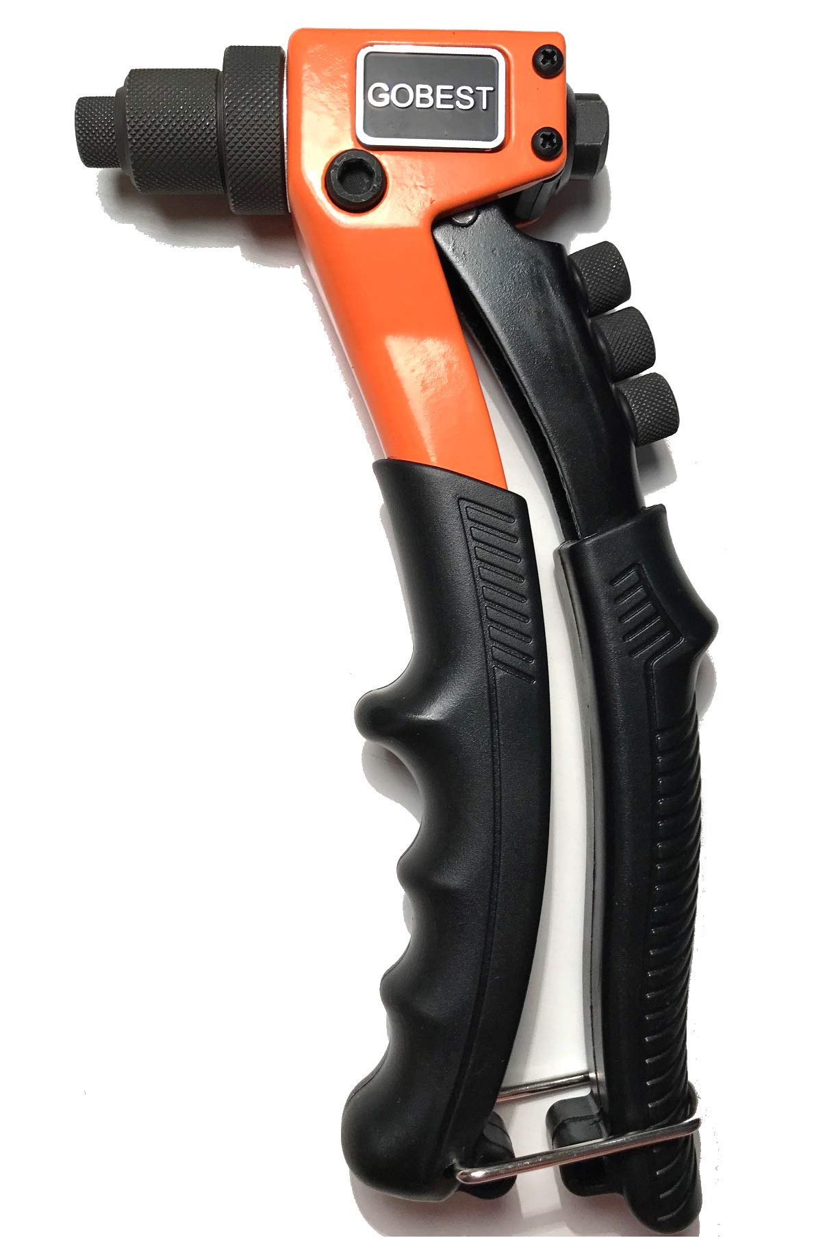 GOBEST Short Hand Riveter pop Rivet Gun 200 mm, 2.4-4.8 mm