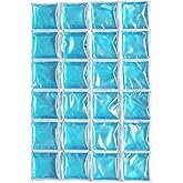 ICY-COOLS Reusable Ice Packs for Coolers - Flexible Ice Sheets, Flat and Long-Lasting for Camping or Lunch Boxes, 10x15 & 8x12, 1 or 3 Pack