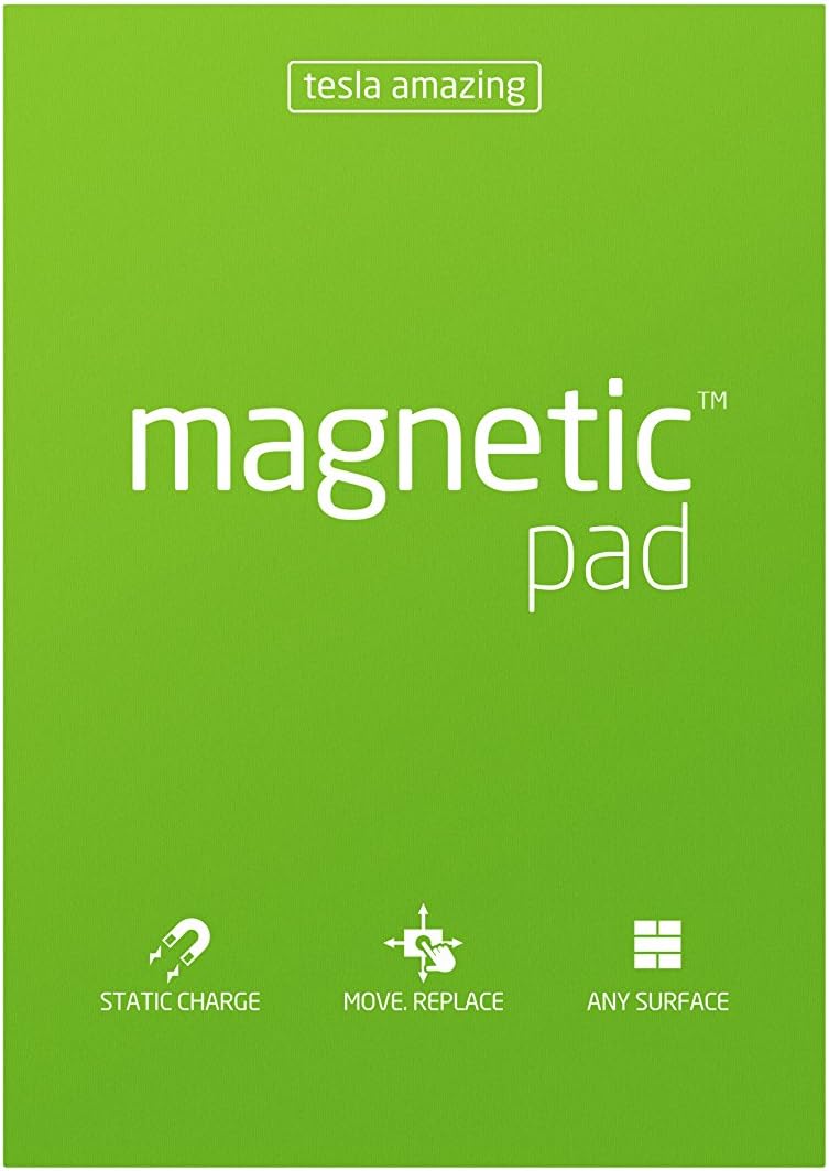 Tesla Amazing Magnetic Notes (A5, Green)
