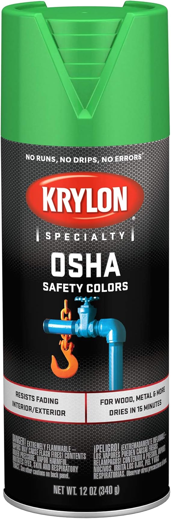Krylon 2012 OSHA Paint, 12 oz, Safety Green Amazon.ca Automotive