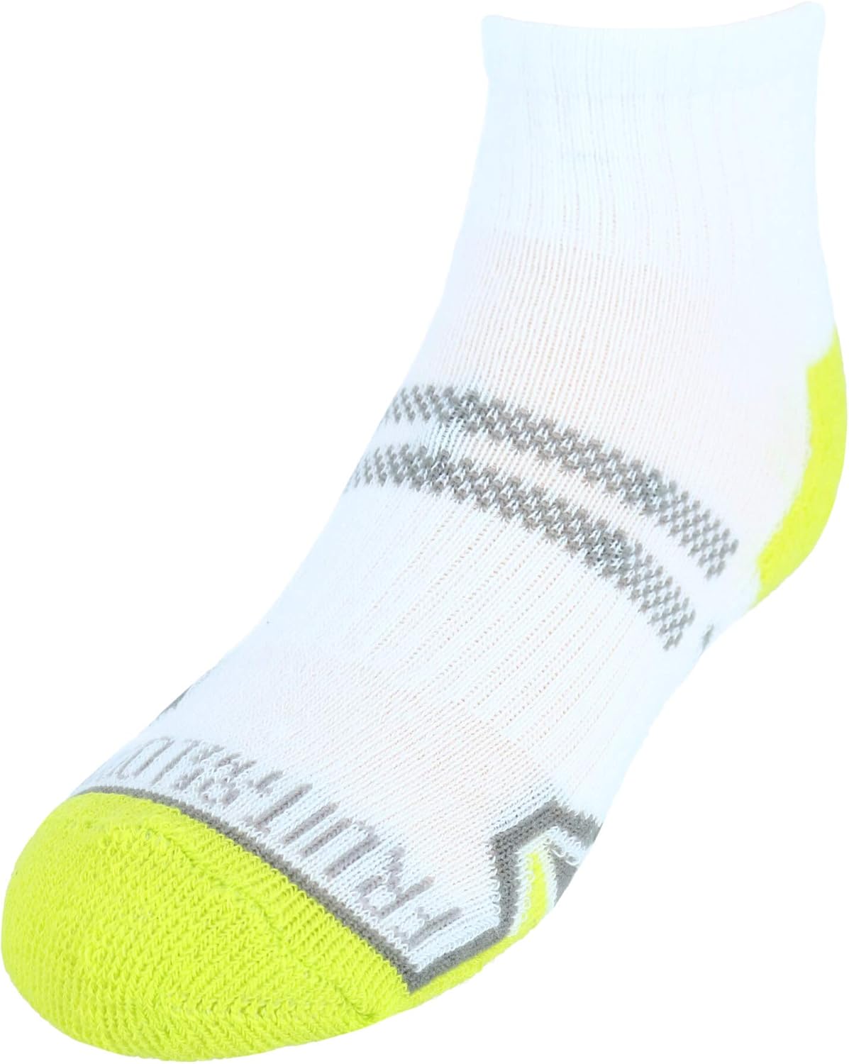 Fruit of the Loom Boys' 6-Pair Half Cushion Ankle Socks: Clothing