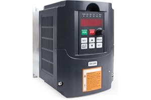 RATTMMOTOR Variable Frequency Drive 220V 3KW 4HP VFD Inverter Frequency Converter 400Hz 13A Single Phase Input, 3 Phase Output Cable for CNC Water-Cooled Air-Cooled Spindle Motor Speed Control