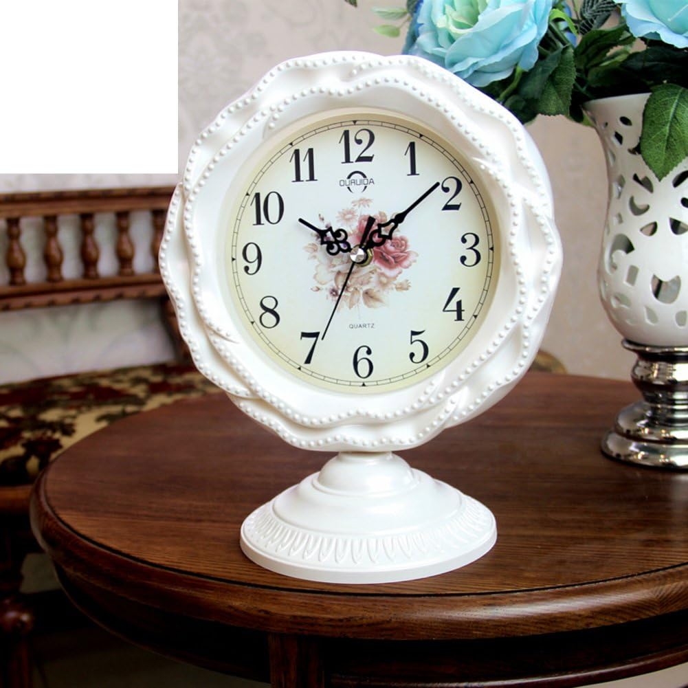 Europeanstyle minimalist clock Silent living room modern bedside clock
