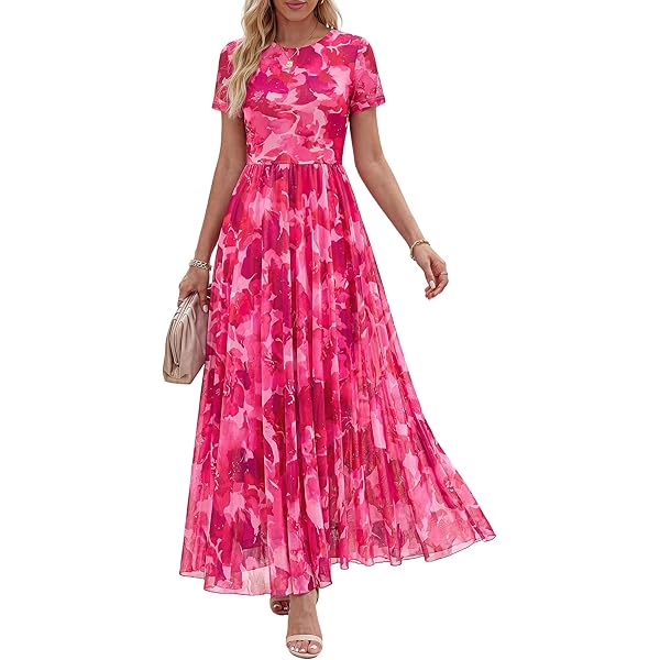 Amazon.com: Women's Mardi Gras Dress Color Block Swing Maxi Dress  Homecoming Dresses Holiday Carnival Formal Evening Dresses : Clothing,  Shoes & Jewelry