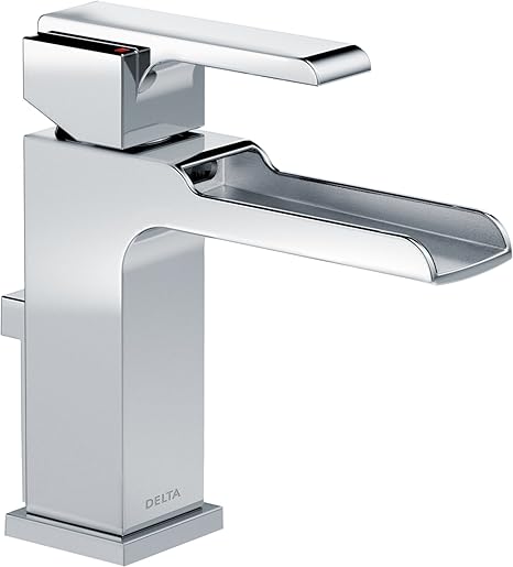 Delta Faucet Ara Single Handle Waterfall Bathroom Faucet With