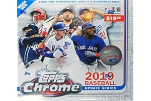 2019 Topps Chrome Update MLB Baseball MEGA box (7 pks/bx, prepriced $19.99)