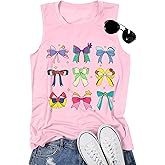 Magic Kingdom Tank Tops Women Princess Bow Shirt Magical Family Vacation Vest Summer Holiday Graphic Sleeveless Tee
