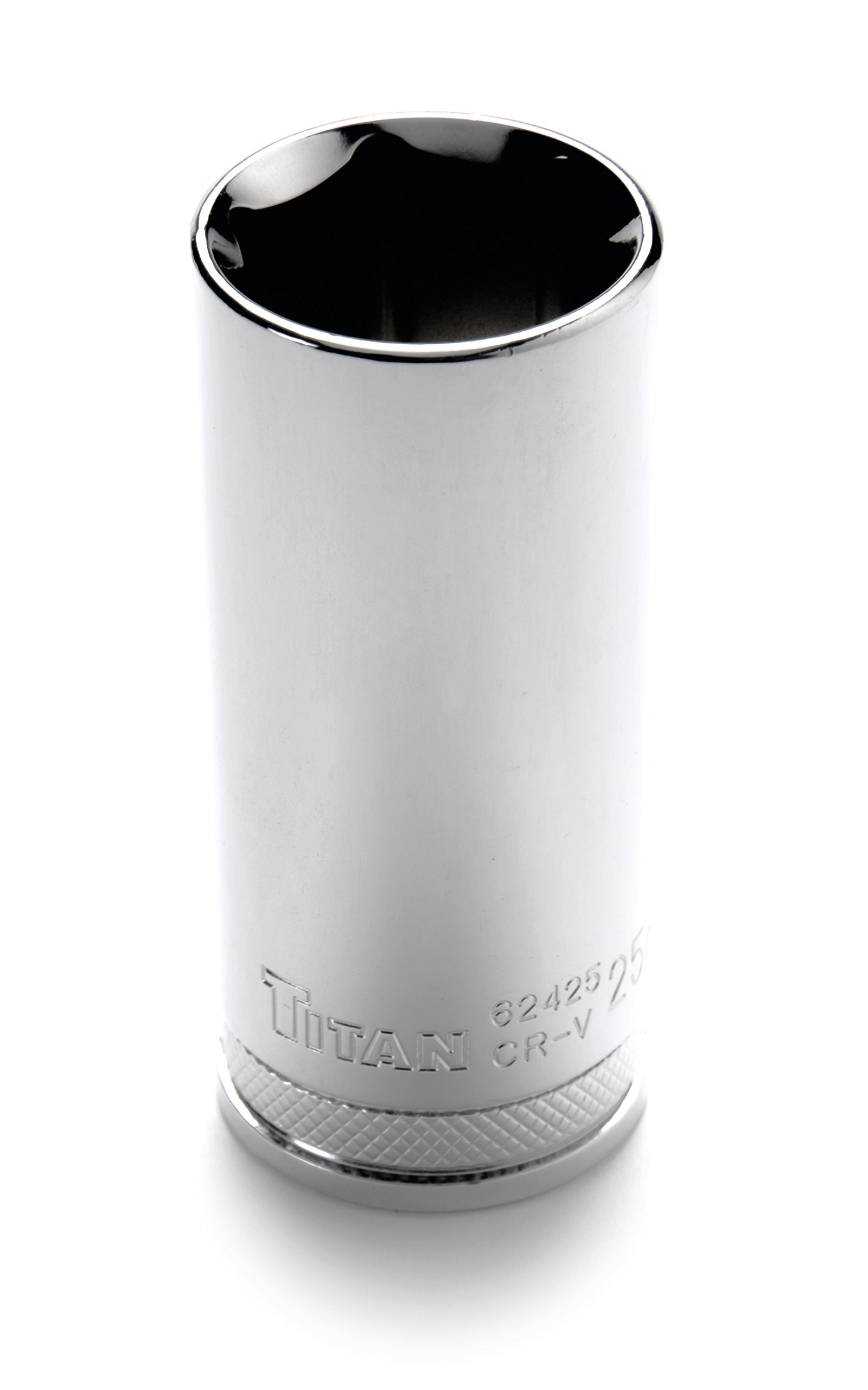 Titan 62425 25mm 1/2" Drive 6 Pt. Deep Socket