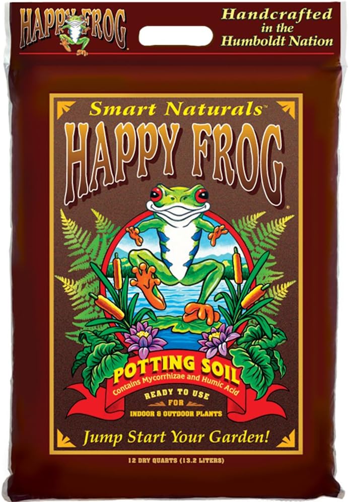 Fox Farm FX14054 Happy Frog Potting Soil, 12 Quart (2)