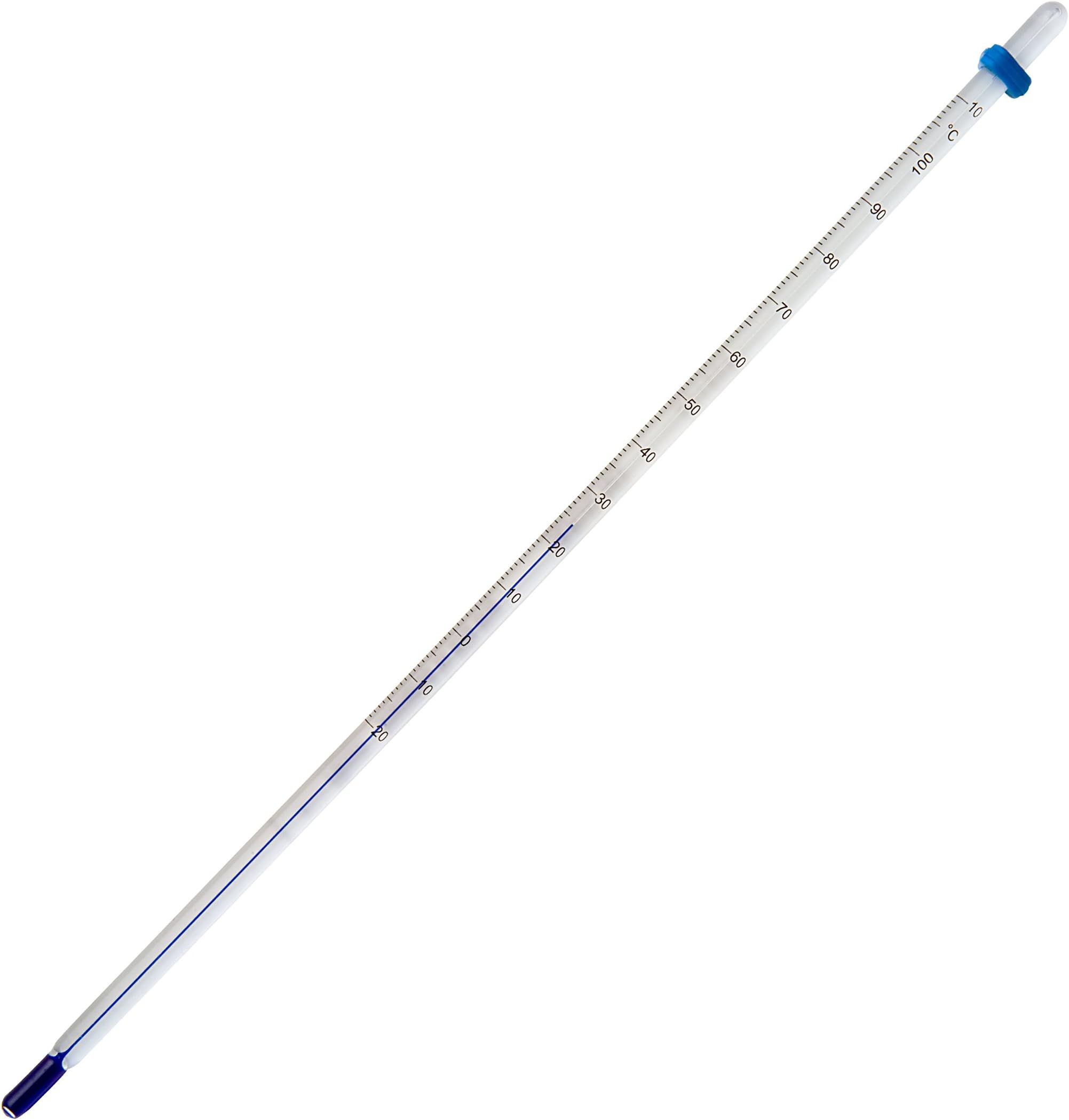 SP Bel-Art, H-B DURAC Plus ASTM Like Liquid-In-Glass Laboratory Thermometer; 16F / High Softening Point, Total Immersion, 85 to 392F, Organic Liquid Fill (B60750-1300)