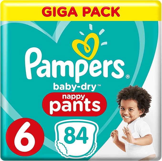 pampers baby dry pants size 6