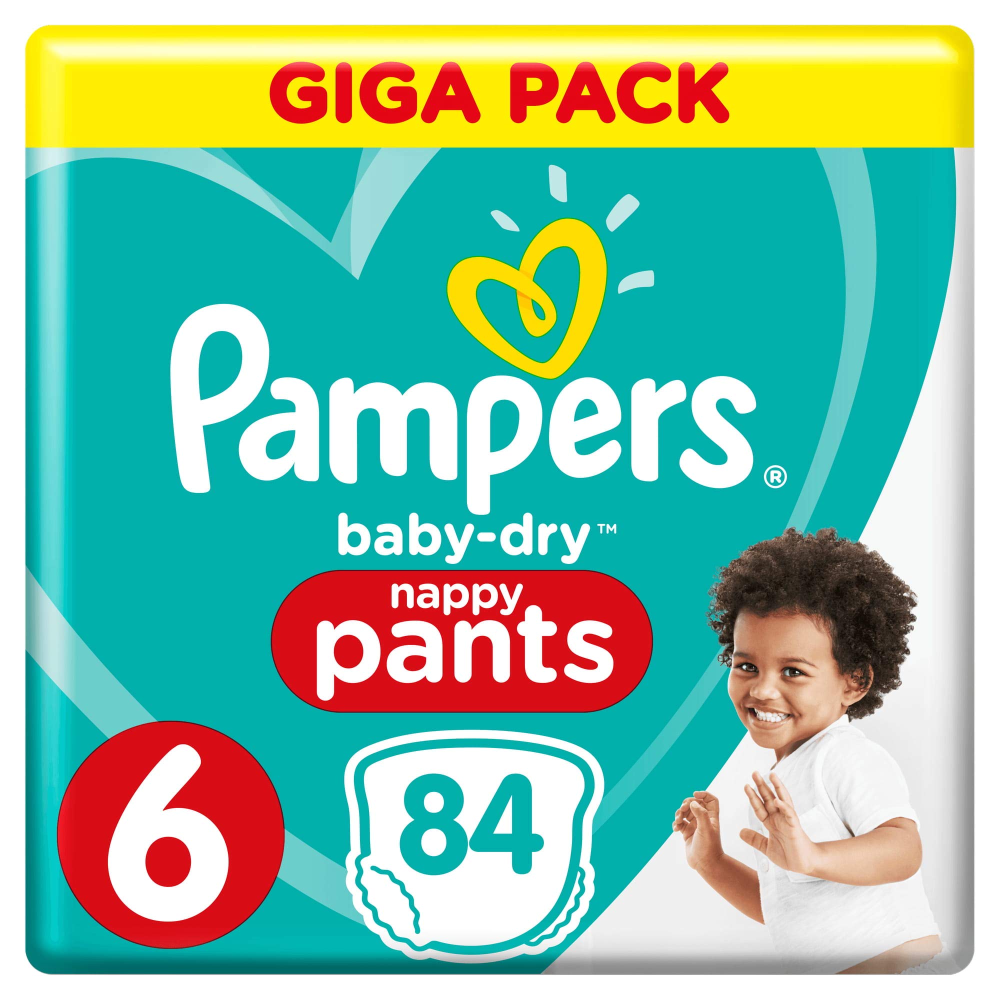 Pampers Baby-Dry Pants Size 6 with Air Channels Pack of 84