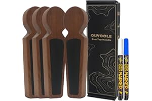 OUYOOLE Beer Tap Handle, 4 Pack Tap Handles, Keg Tap Handle with 8 Pen and Gift Wrapping for Kegerator, Homebrew and Bars