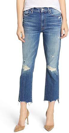 mother jeans insider crop