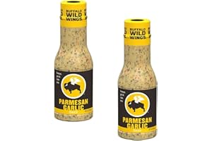 Buffalo Wild Parmesan Garlic Sauce - Pack of 2 - Smiling Sweets - Parmesan Roasted Garlic with Italian Herbs