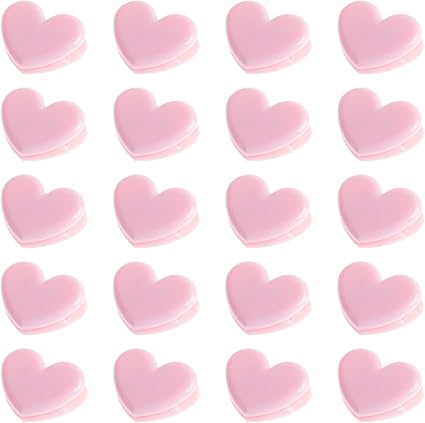 Amazon Co Jp p pcsピンクカラープラスチックハート型のフォトクリップofficeメモクリップフォト壁 マルチ写真整理 コラージュartworksとdiy 文房具 オフィス用品