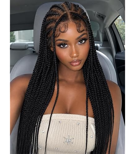Amazon.com : Sensationnel CLOUD9 4x5 Braided Wig - Center Part