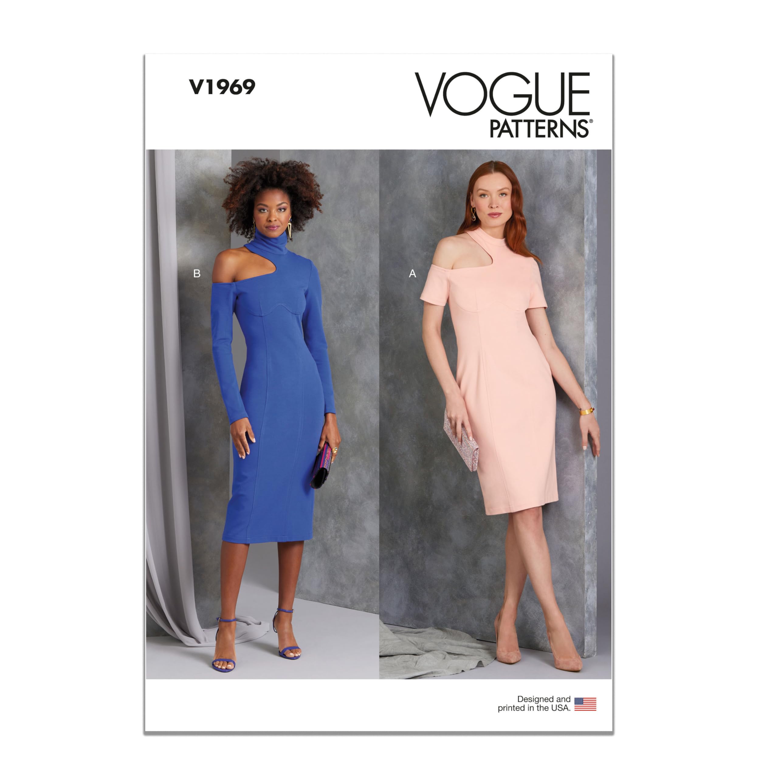 Vogue V1969B5 Misses' Knit Dresses B5 (8-10-12-14-16)