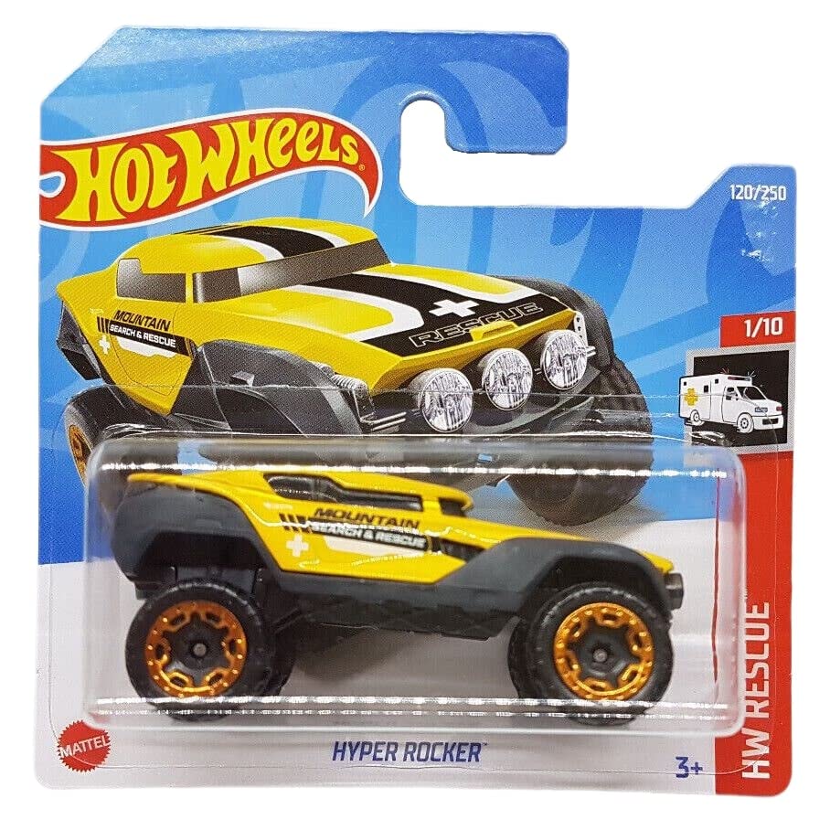 Hot Wheels - Hyper Rocker - HW Rescue 1/10 - HCV50 - Short Card - Mountain Search & Rescue - Mattel 2022