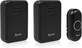 Byron Wireless Doorbell Set Twin Pack Battery Plug In 150m 16 Melodies